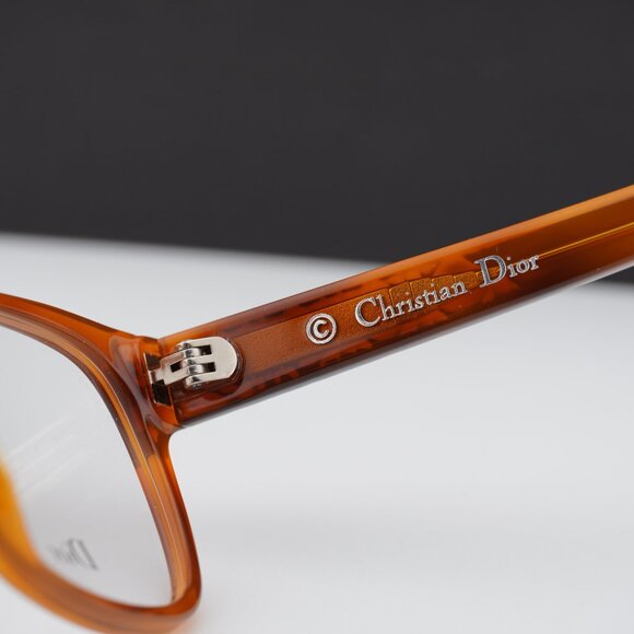 Dior LADYDIORO 2 0SX7 00 Rectangle Eyeglasses 52mm - Havana - Picture 9 of 11